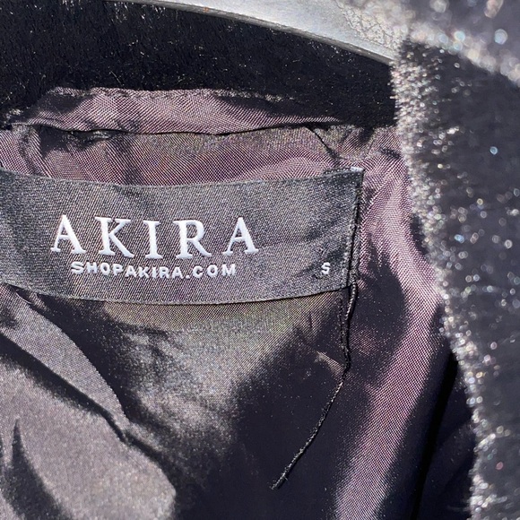 AKIRA Luxe Black Teddy Jacket - Picture 2 of 3
